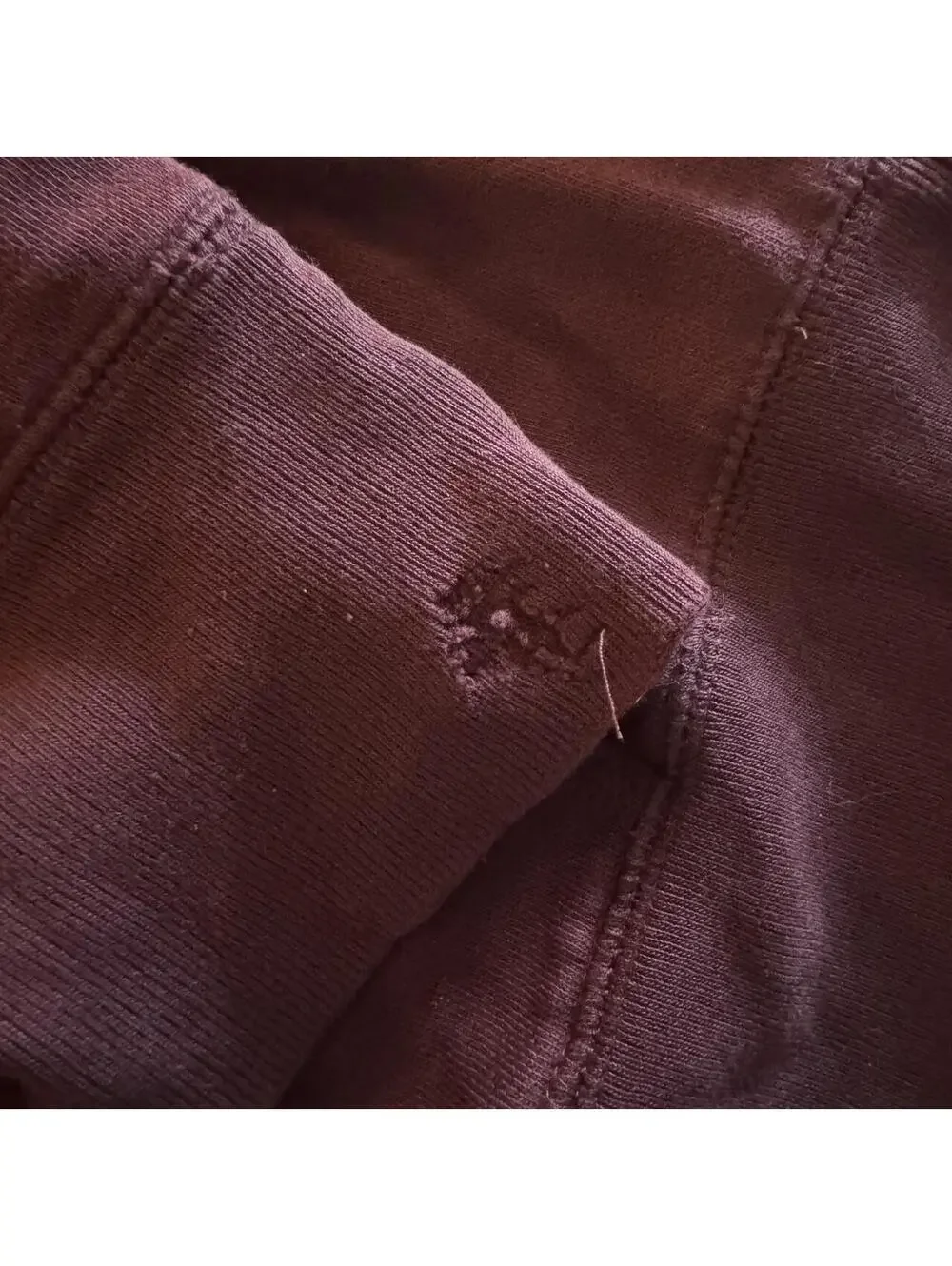 Men’s Aéropostale Hooded Sweatshirt Maroon Size Extra Large XL